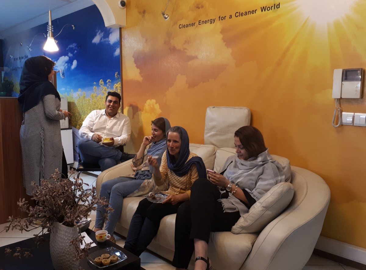 After a really nice meeting exchanging stories and also learning their possible interest in ebikes, we stepped into the lounge. One of the staff had her birthday today and there was plenty of chocolate left over cake for us too.