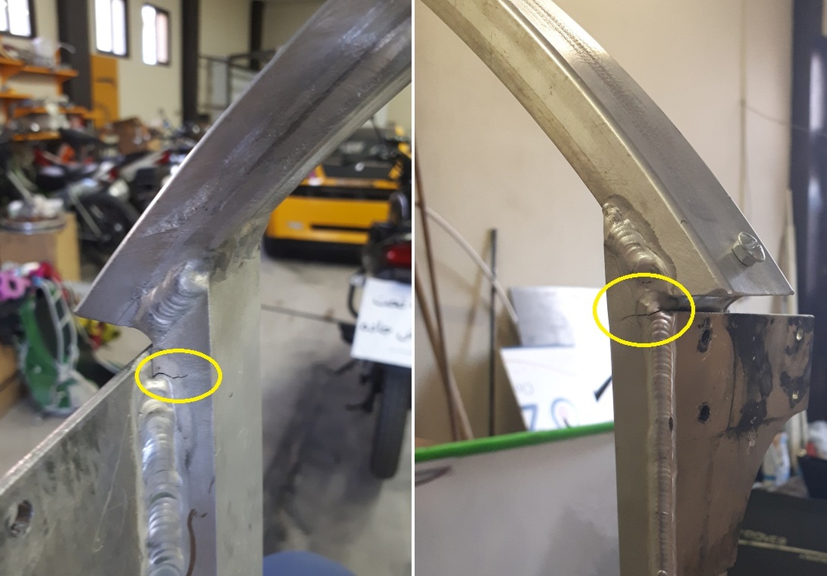 On disassembling the trike for packing, we noticed that indeed cracks were forming on the front aluminum frame just at the welds, which is something that had been a concern. Another couple hundred kilometers more and these might have cracked right off. It's a good thing we stopped when we did!