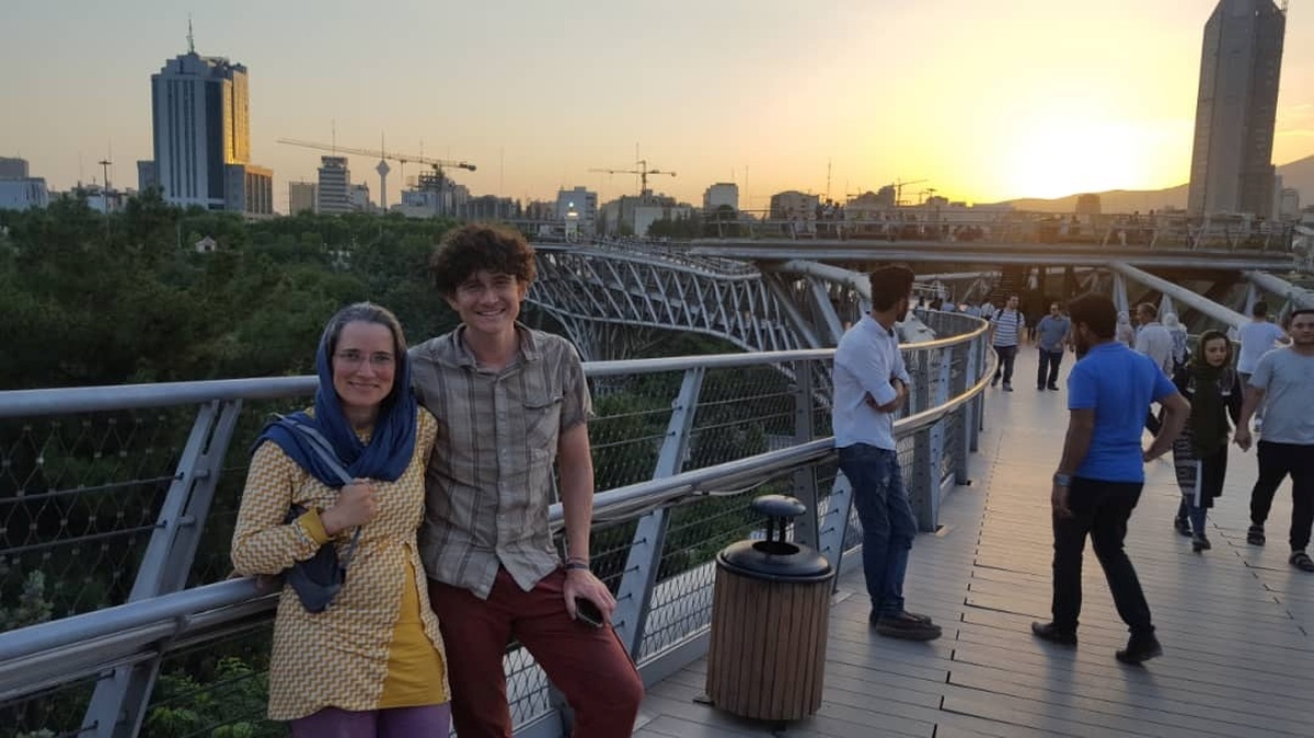 This is a pedestrian bridge linking two public parks in the middle of Tehran. We were suprised at the overal amount of cleanliness and green space in the city, having expected it to be crazier. It was a nice sensation at this stage to be walking around on our two feet after 6 weeks of nothing but rowing and pedaling.